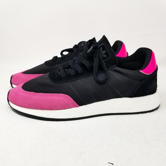 adidas I-5923 Iniki Boost Black Pink Toe BD7804 - Picture 3 of 11